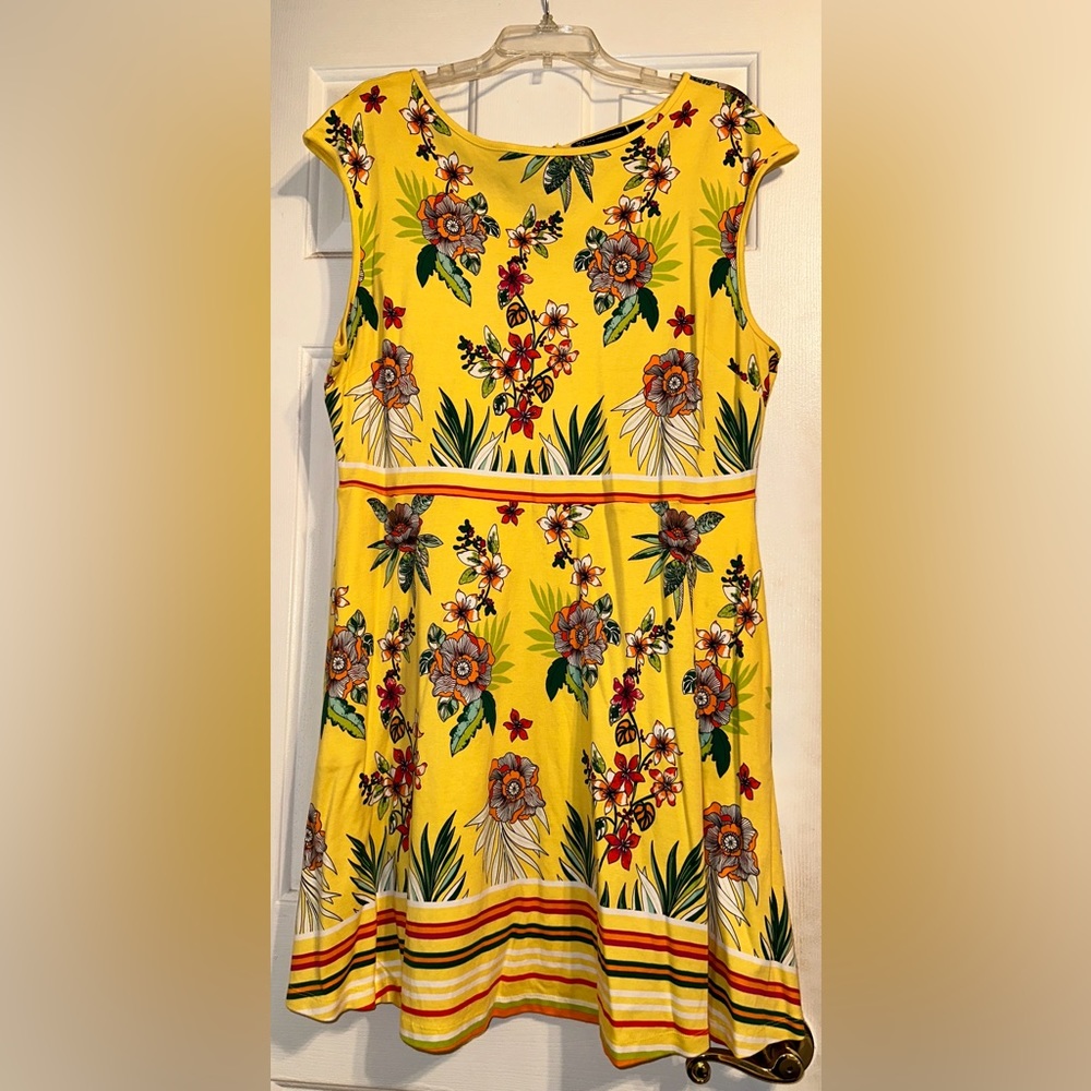 New York and Co. Floral print mini dress.